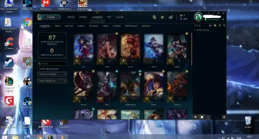 CONTA DIAMANTE 4 26 CHAMPS 1 SKINS 8 EMOTES