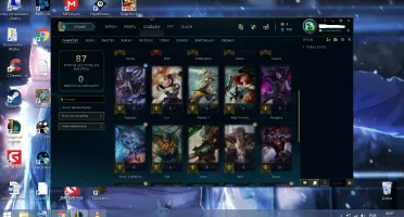 CONTA DIAMANTE 4 26 CHAMPS 1 SKINS 8 EMOTES
