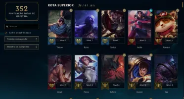 conta league of legends