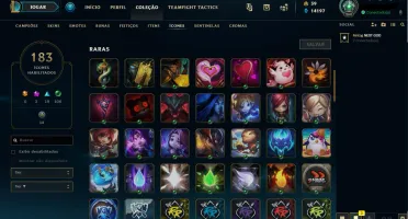 CONTA PLATINA (BR) COM TODOS OS CAMPEÕES