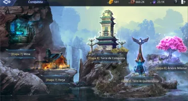 conta mir4 arqueira lvl60 59k de power server NA102
