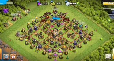 Conta clash of clans full cv10