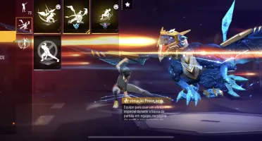 Conta Free Fire super gemada