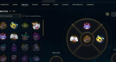 conta lv 46, 33 champs, 6 skins, 9350 essencias azuis