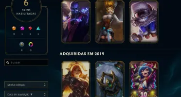 conta lv 46, 33 champs, 6 skins, 9350 essencias azuis