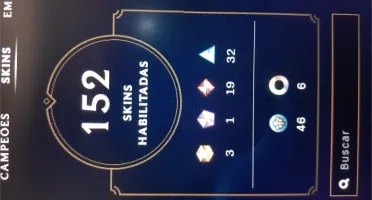conta lol level 159, 159 skins e todos os campeoes. 10K EA