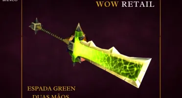 World of Warcraft - Skin de Arma Espada Duas Mãos (Transmog)