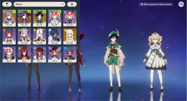 GENSHIM IMPACT KEQING + MONA + VENTI + ARCO 5*- AR41