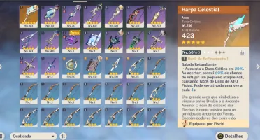 GENSHIM IMPACT KEQING + MONA + VENTI + ARCO 5*- AR41
