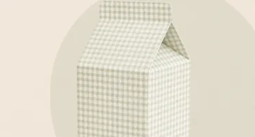 Caixa Milk Xadrez - 6 Cores Claras
