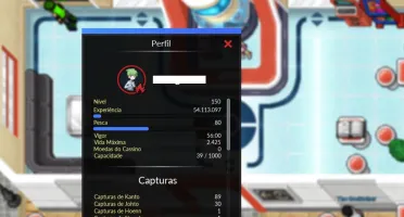 Conta pxg com PSY lv 239 (omega) e tropius +50