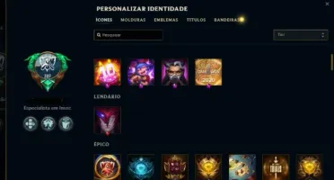 Conta League of Legends - 74 Skins