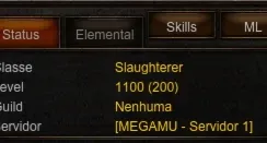Megamu Slayer Lvl 1100