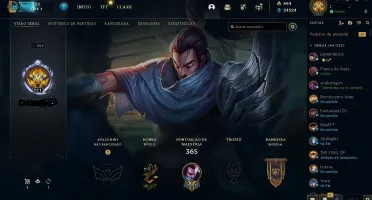 CONTA DE LOL COM SKIN