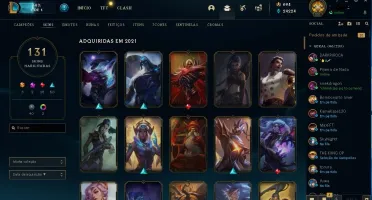 CONTA DE LOL COM SKIN