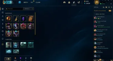 CONTA DE LOL COM SKIN