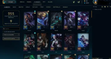 Conta League of Legends . Main AD Carry.