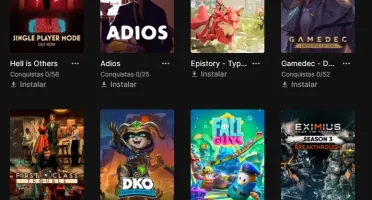 Conta Epic Games com 113 jogos