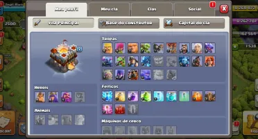 Vendo conta de Cv11 semi full Clash of clans