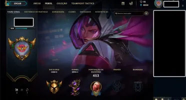 Conta League of Legends com MMR alto e 125 skins