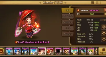 Conta Top Summoners War – Servidor Europa