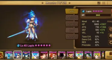 Conta Top Summoners War – Servidor Europa