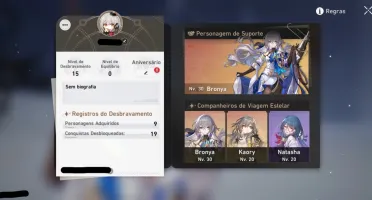 Conta LVL 15 com BRONYA (MC Feminino)