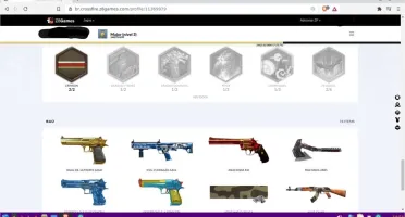 Conta Crossfire Major 3 VIP's Várias Mn