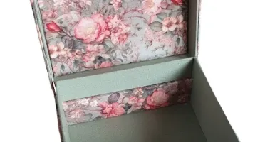 Mini Porta-Joias Floral para Viagem