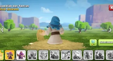 Cv 15 Quase Full Com Varias Skins De Heroi E 7 Paisagens