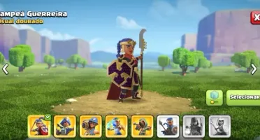 Cv 15 Quase Full Com Varias Skins De Heroi E 7 Paisagens