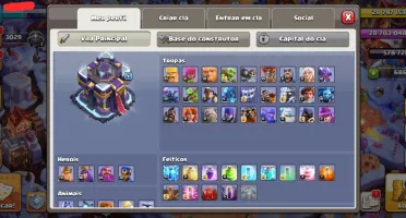 Cv 15 Quase Full Com Varias Skins De Heroi E 7 Paisagens