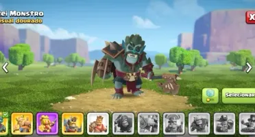 Cv 15 Quase Full Com Varias Skins De Heroi E 7 Paisagens