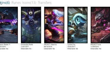 PROMOÇÃO: CONTA COM 54 CAMPEÕES - 06 SKINS