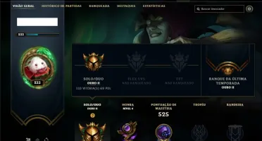 Conta ouro 2 com 150 champs e 112 skins