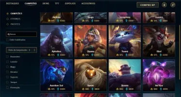 Conta ouro 2 com 150 champs e 112 skins
