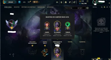 conta do league of legends