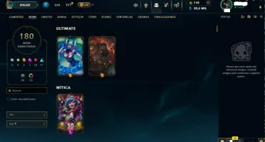 conta do league of legends