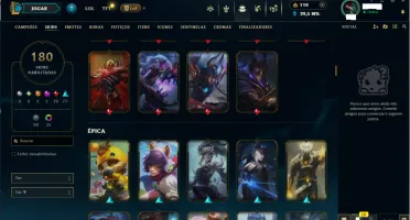 conta do league of legends