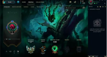 Conta lol PLATINA 5