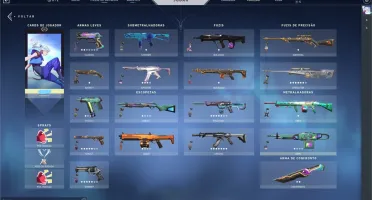 Acc Valorant com mais de 34K de VP em Skins (1000 R$)
