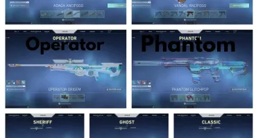 Acc Valorant com mais de 34K de VP em Skins (1000 R$)