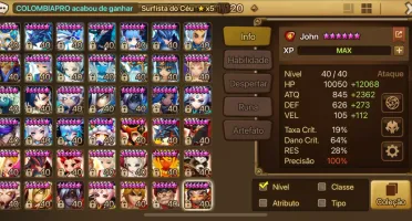 Contas Summoners War "Fermion"