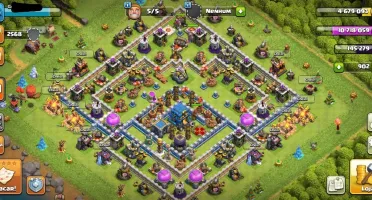 CV12 SEMI FULL CLASH OF CLANS TH12 8 SKINS QUASE MIL GEMAS