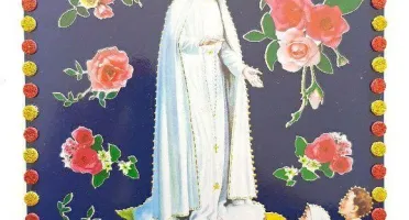 Quadrinho de Azulejo "N. S. de Fátima"