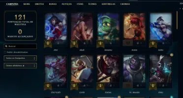 CONTA LOL PLATINA LV PROMOÇÃO