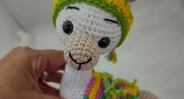 Lhama de crochê