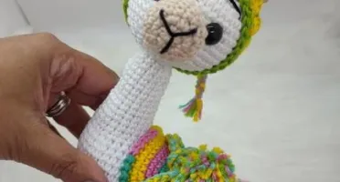 Lhama de crochê