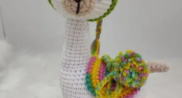 Lhama de crochê