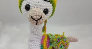 Lhama de crochê